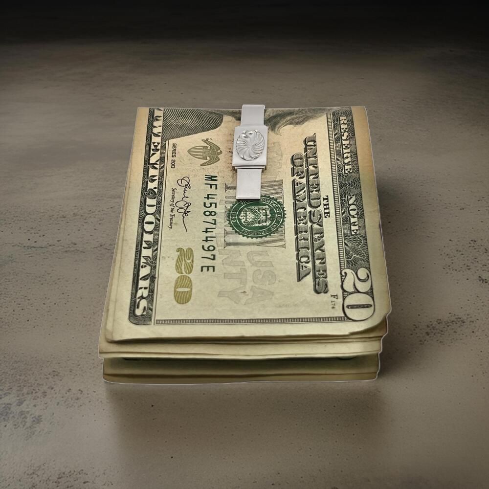 Georg Jensen Estate Money Clip Tie Clip Silver GJ36